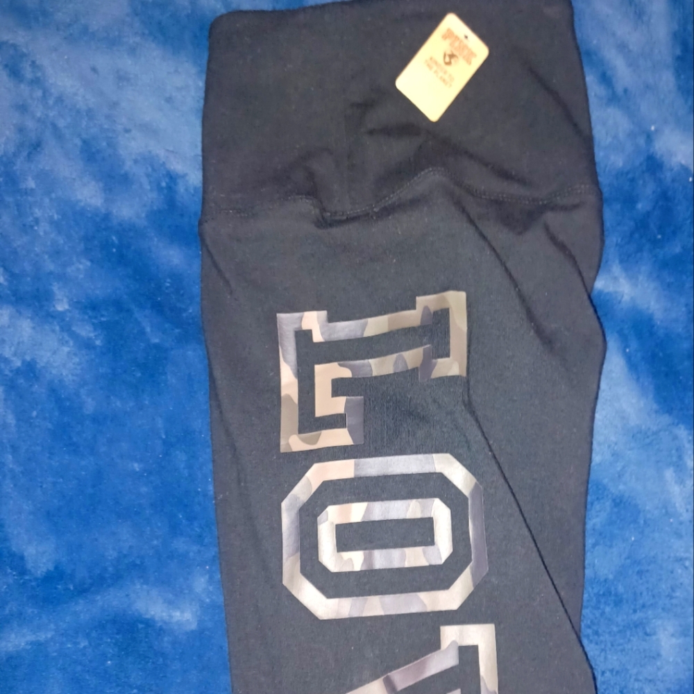 Victoria secret Pink army print tights xl